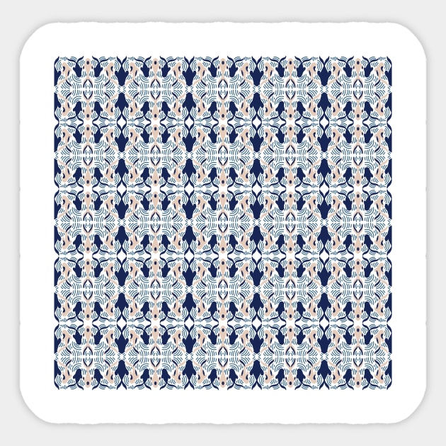 Japanese Pattern - 003 Sticker by NolkDesign